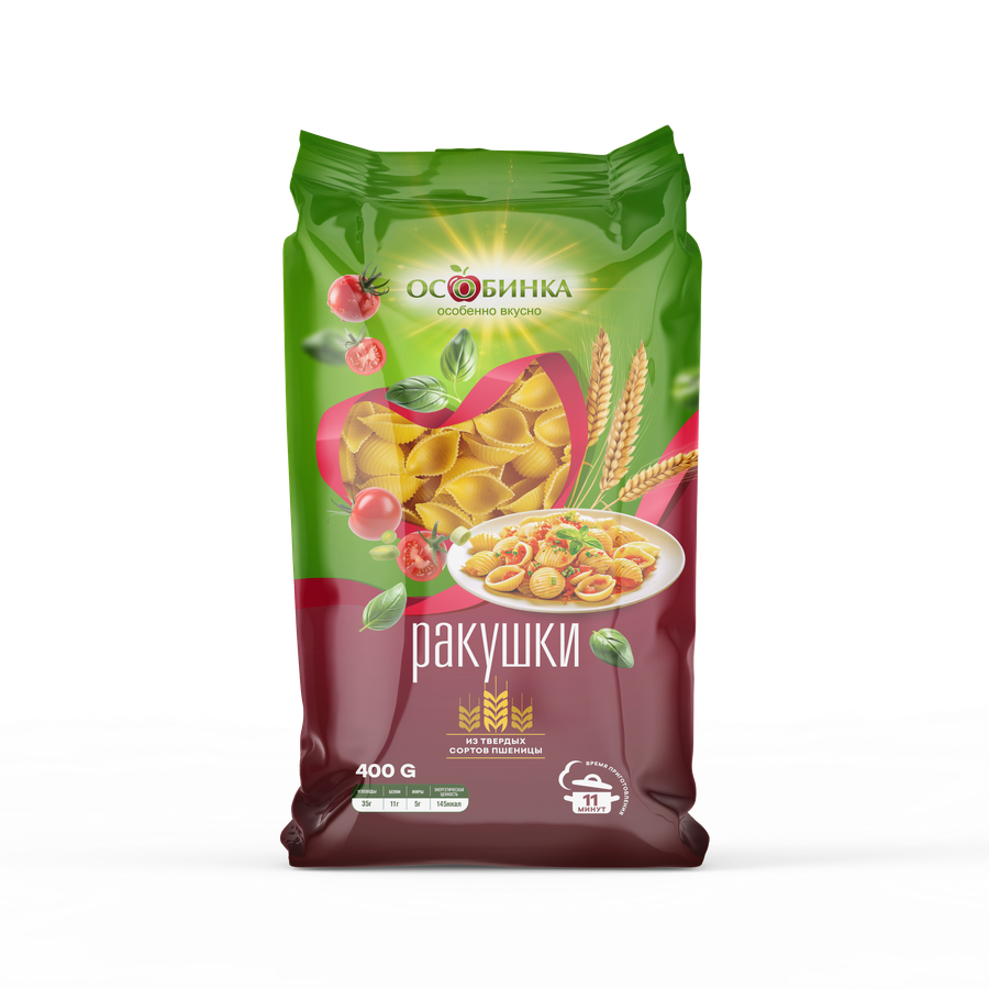 Макаронные изделия ракушки